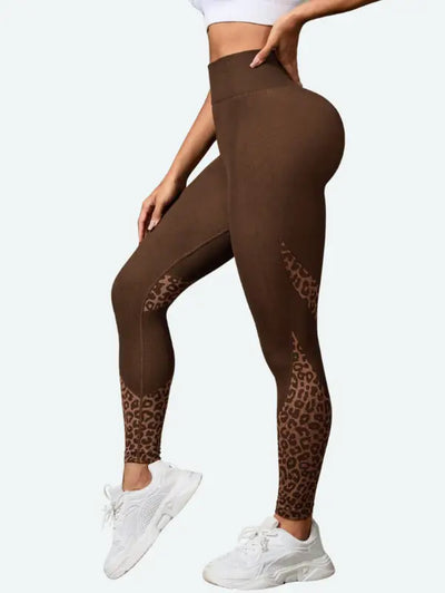 Legging de Running Marron