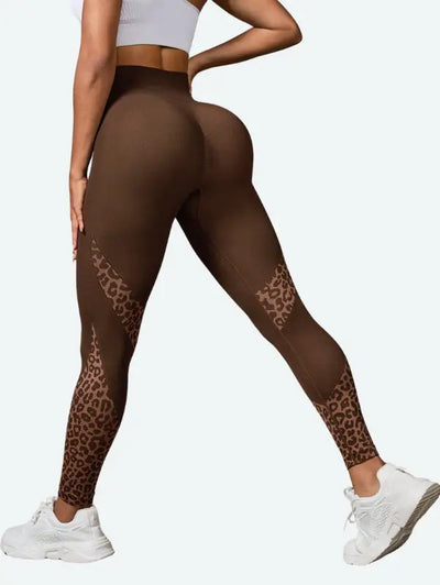 Legging de Running Marron