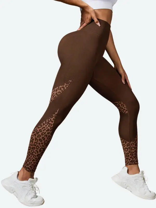 Legging de Running Marron